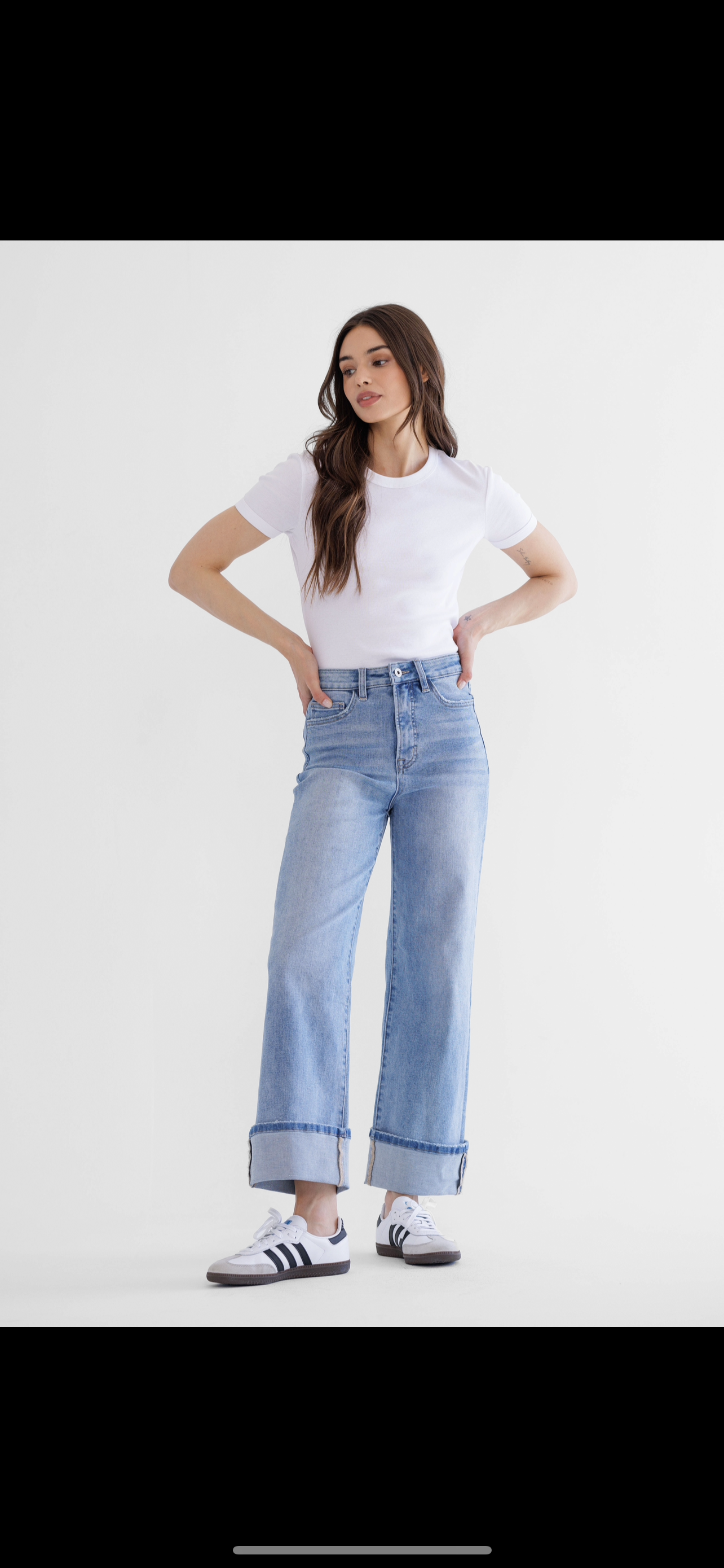 Super High Rise Wide Leg Jeans