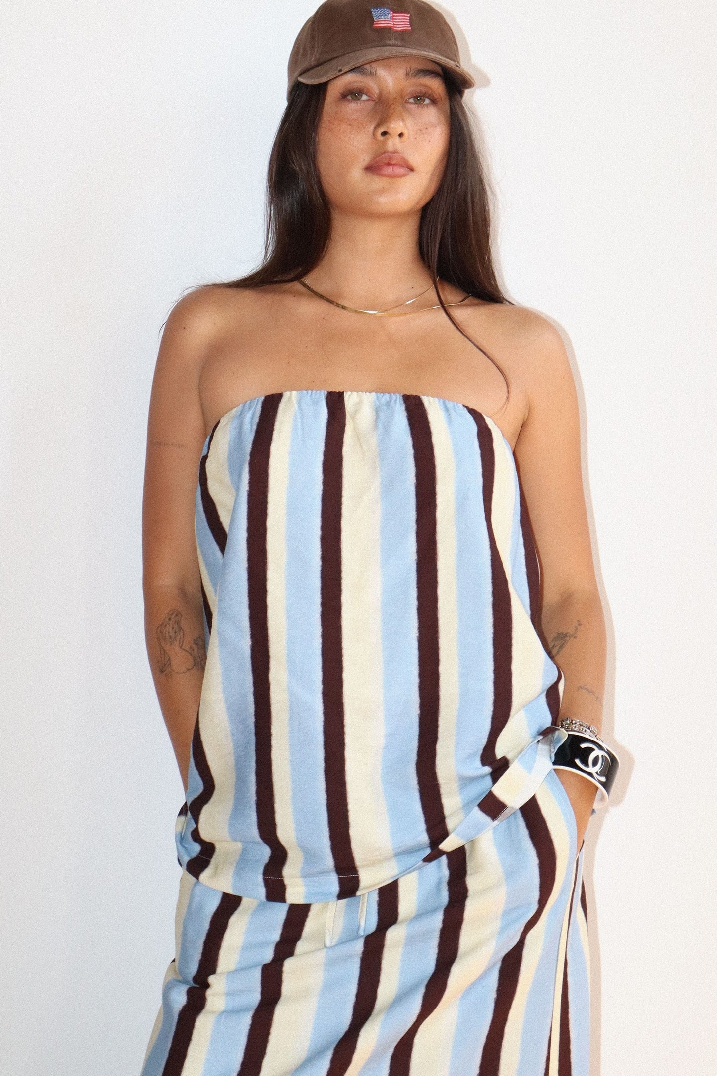 Blue Multi Top