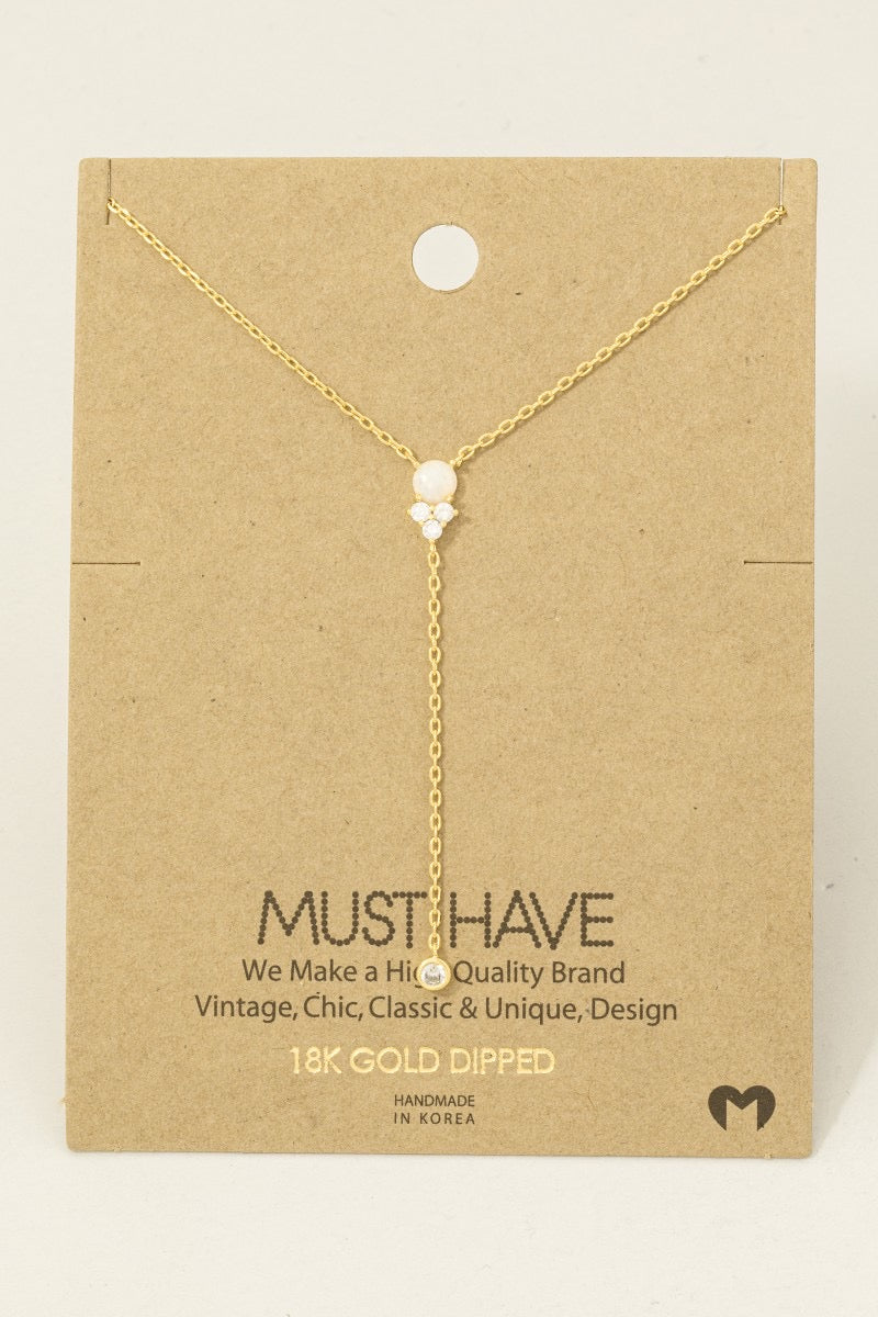 Pearl Charm Necklace