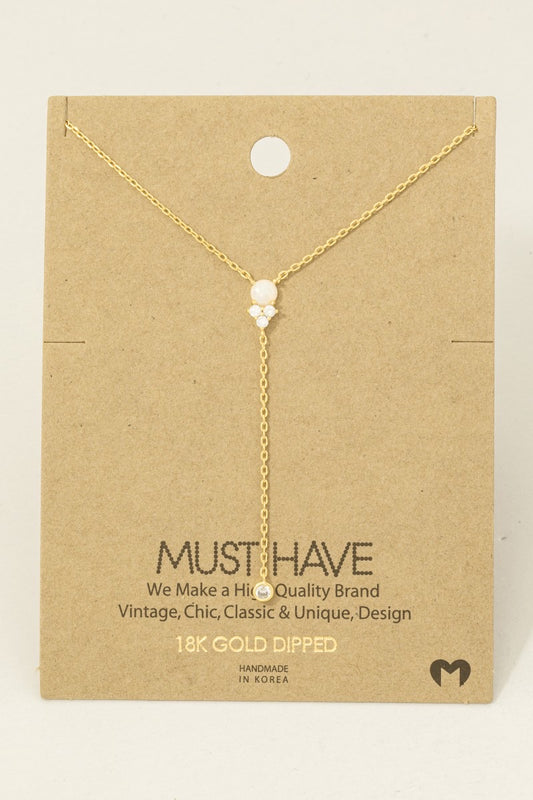 Pearl Charm Necklace