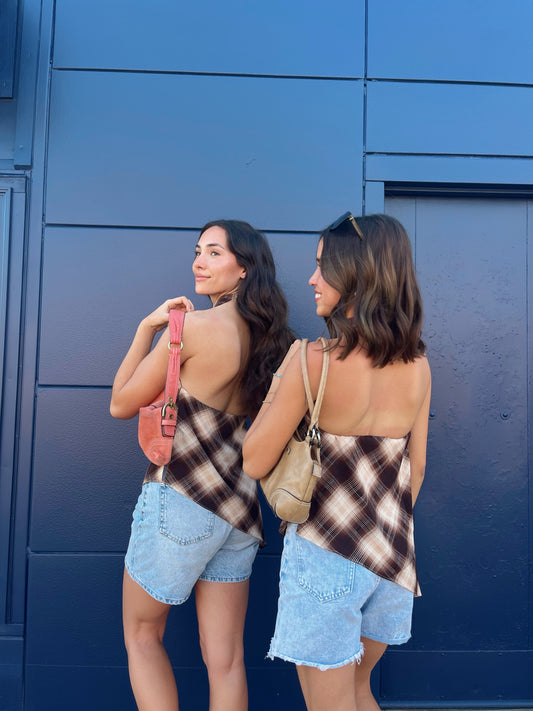 Asymmetric Halter Top