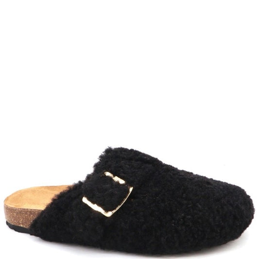 Shearling Slides