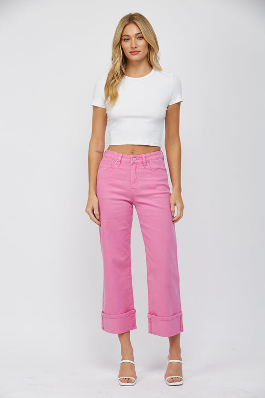 High Rise Wide Leg Jeans