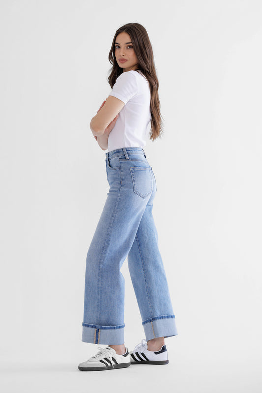 Super High Rise Wide Leg Jeans